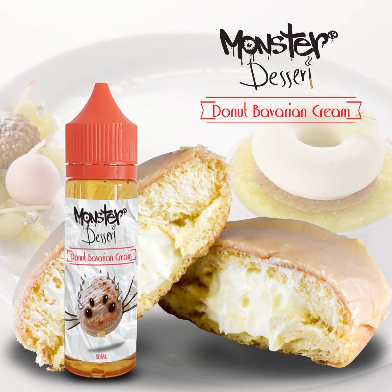 Monster Dessert Donut Bavarian Cream
