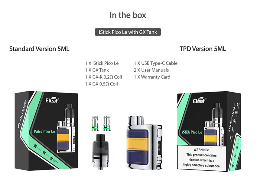 iStick Pico LE with GX Tank Kit