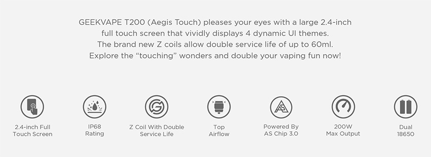 Geekvape T200 Aegis Touch 200W