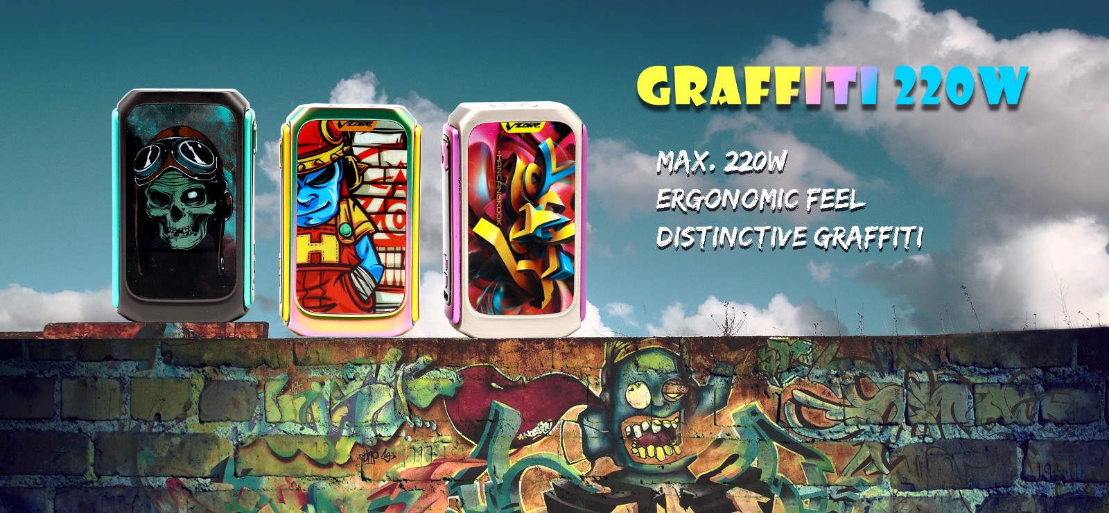 Graffiti 220W Box Mod By VZone