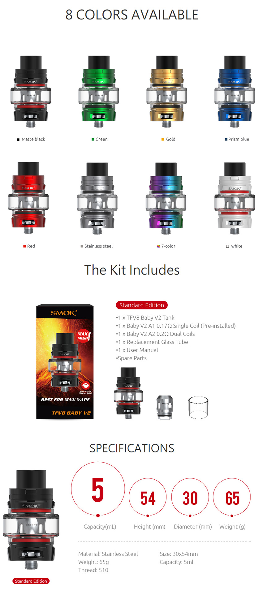 Smok TFV8 Baby V2