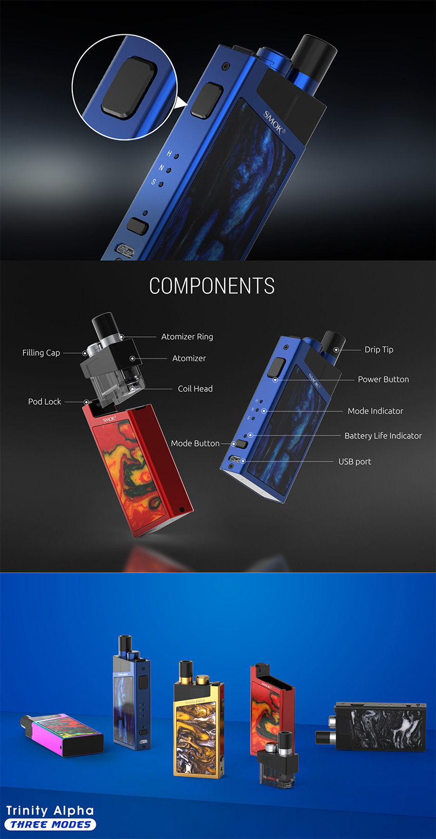 Smok Trinity Alpha Starter Kit