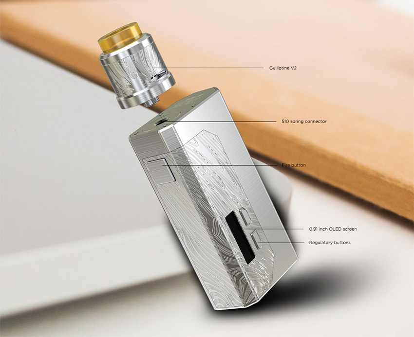 Wismec LUXOTIC MF BOX+Guillotine V2 Kit With Screen