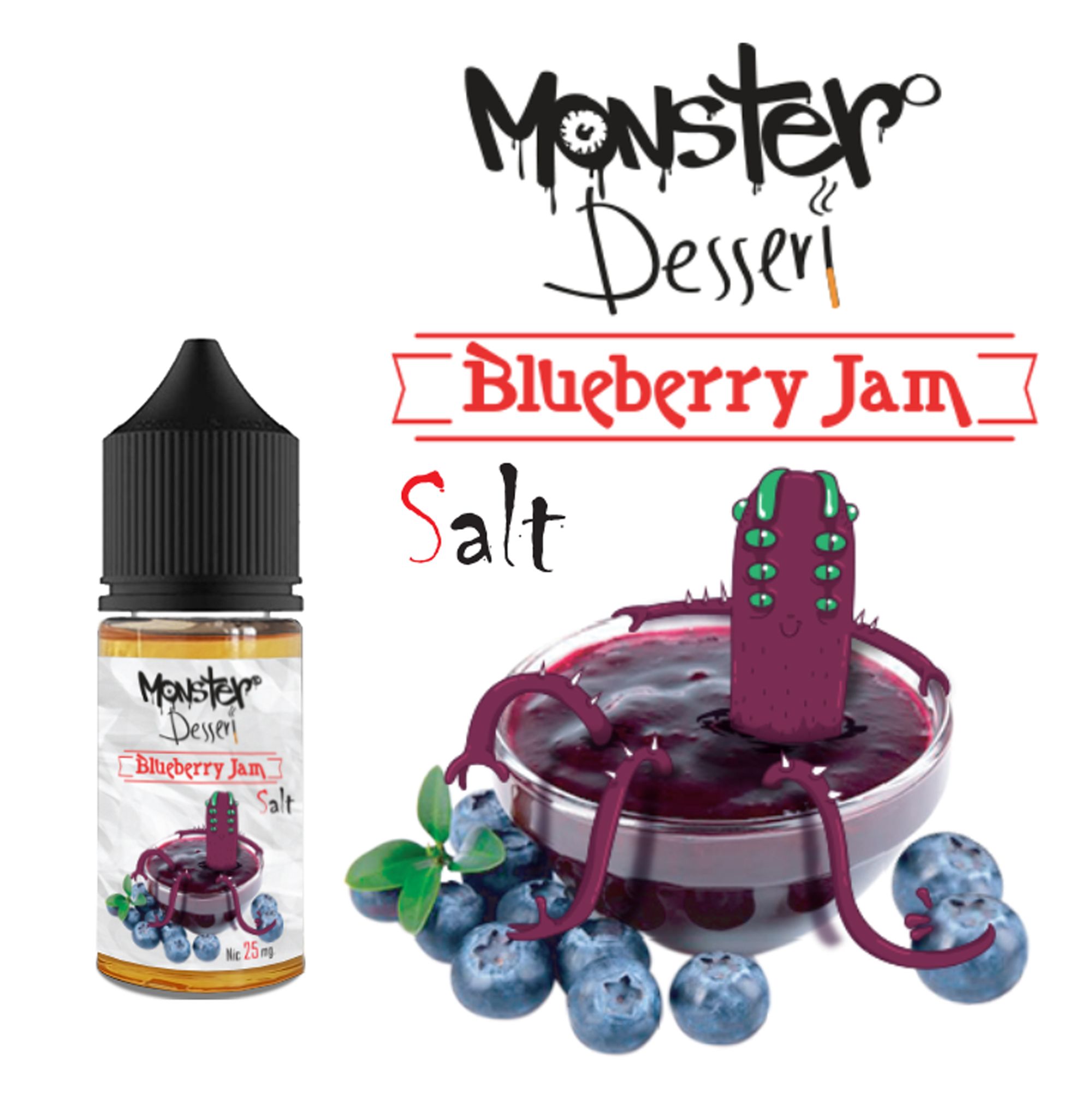 Monster Dessert Blueberry Jam SaltNic