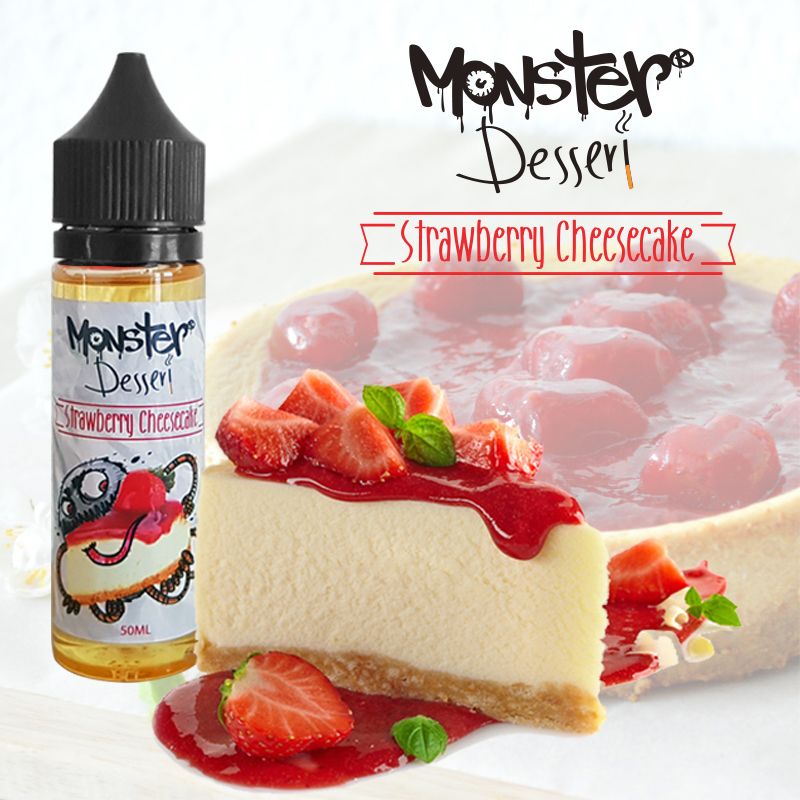 Monster Dessert Strawberry Cheesecake