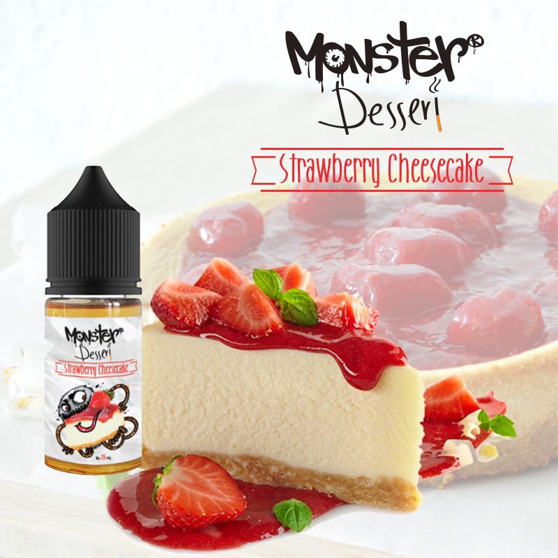 Monster Dessert Strawberry Cheesecake SaltNic